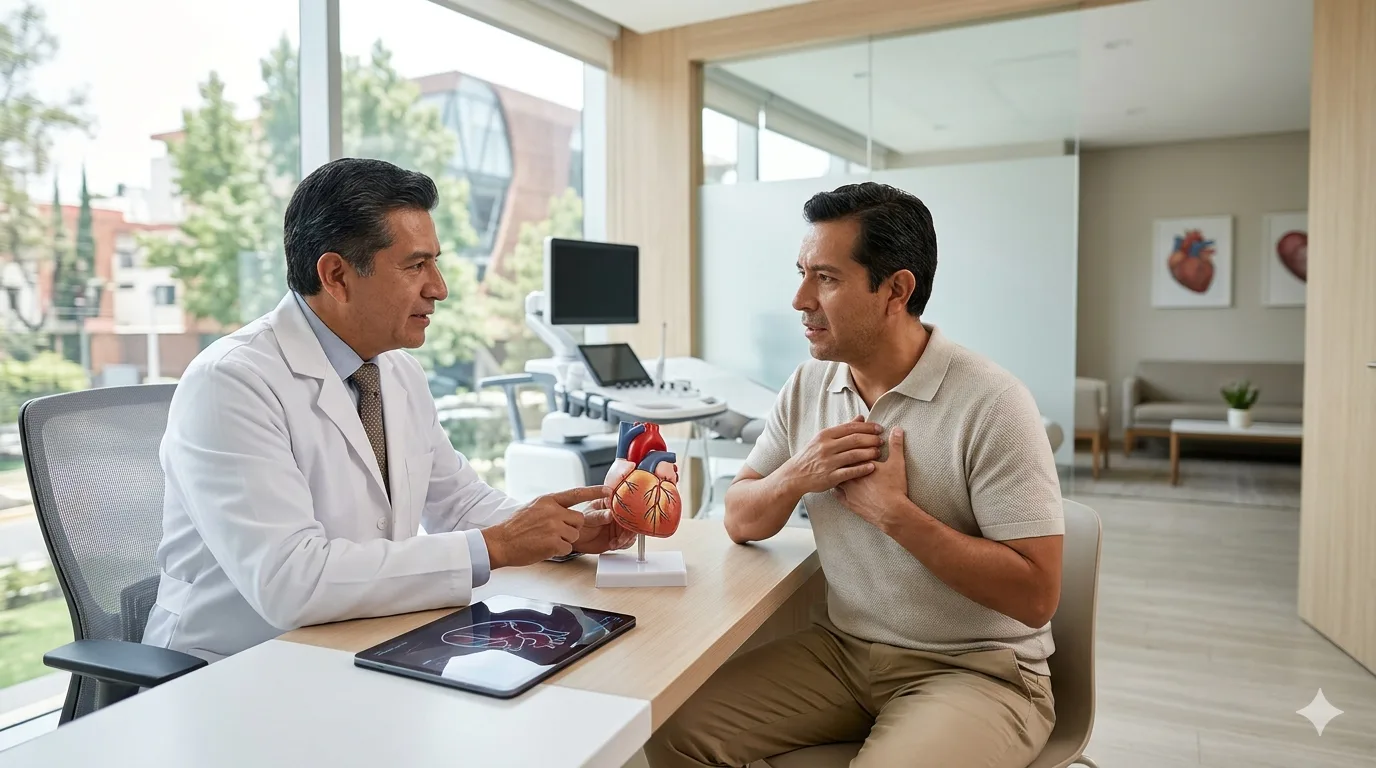 Consulta para manejo de complicaciones coronarias en CDMX