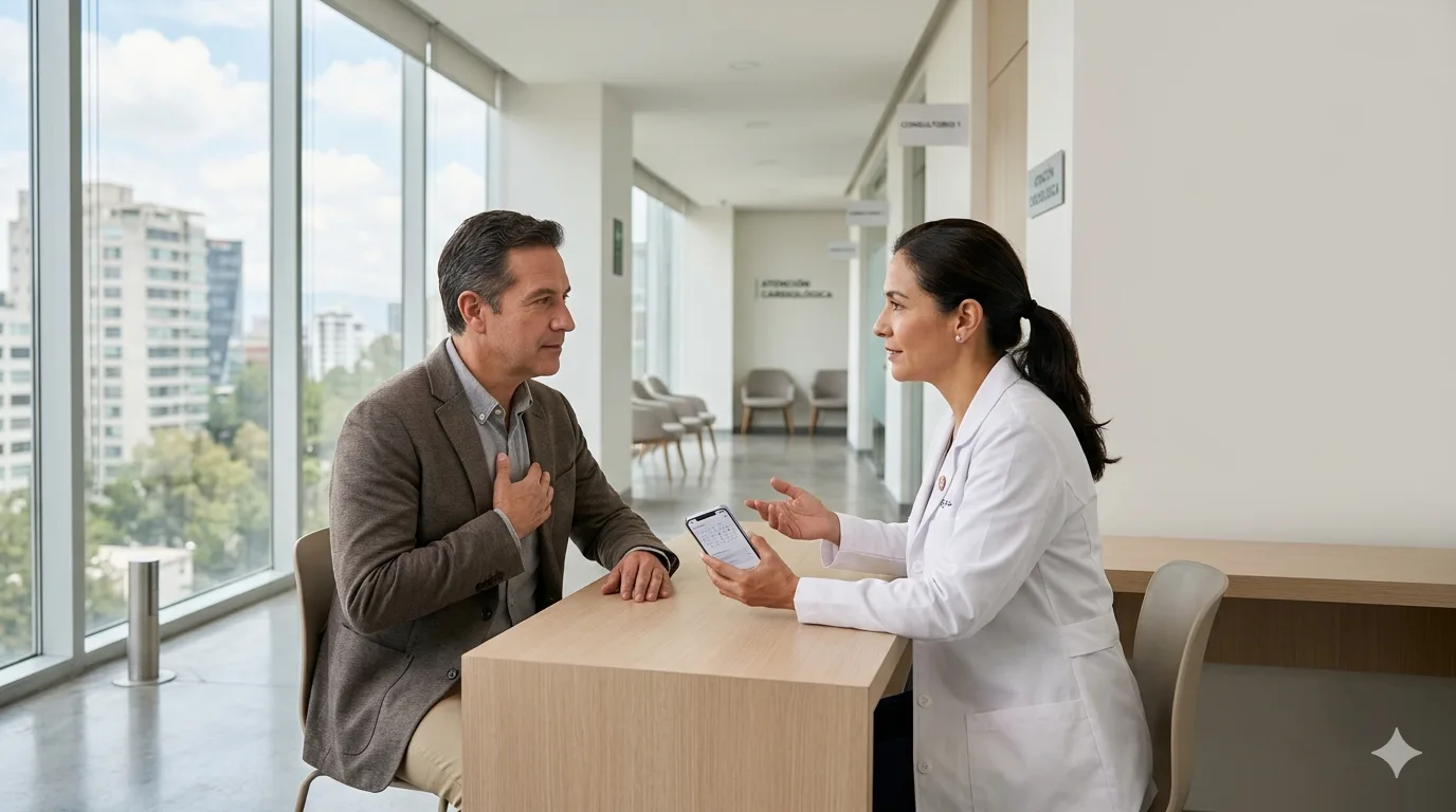 Medición de presión intracardíaca en CDMX